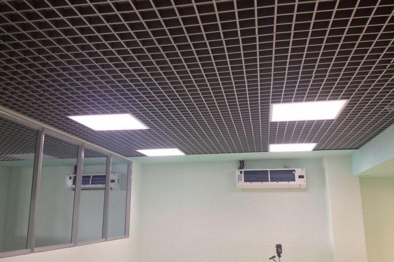 Монтаж подвесного потолка грильято цена за м2 в Москве